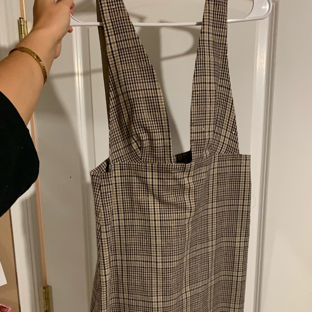 ZARA OVERALL DRESS NEW